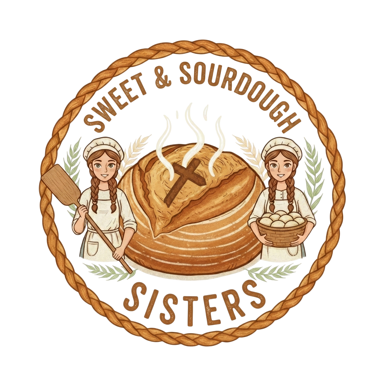 Sweet & Sourdough Sisters Logo